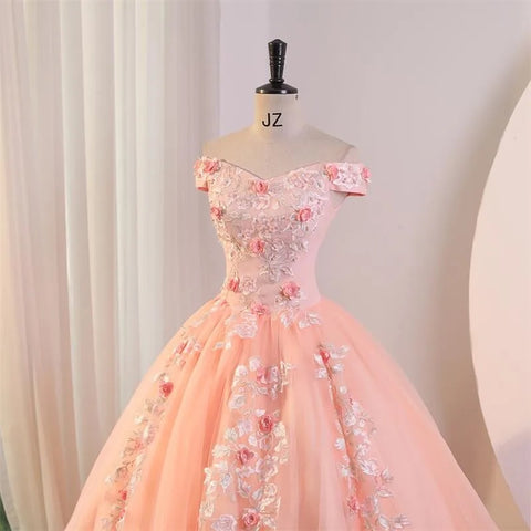 New Elegant Luxury Lace Ball Gown Prom Dress CODE: KAR3084