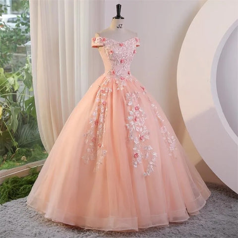 New Elegant Luxury Lace Ball Gown Prom Dress CODE: KAR3084