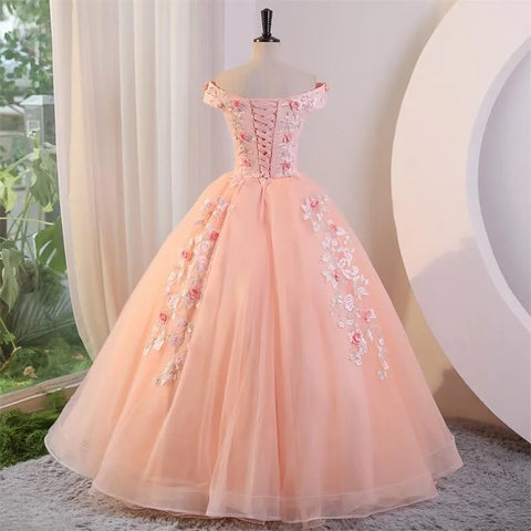 New Elegant Luxury Lace Ball Gown Prom Dress CODE: KAR3084