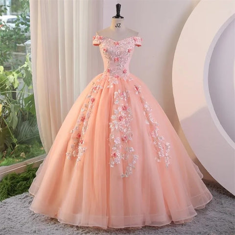 New Elegant Luxury Lace Ball Gown Prom Dress CODE: KAR3084