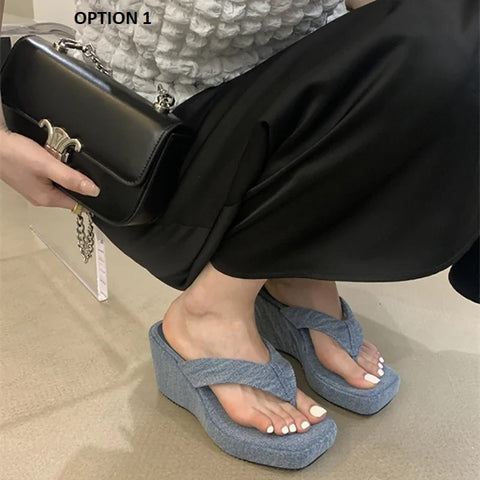 Summer Fashion Elegant Casual Wedges High Heel Platform Sandals CODE: KAR3095