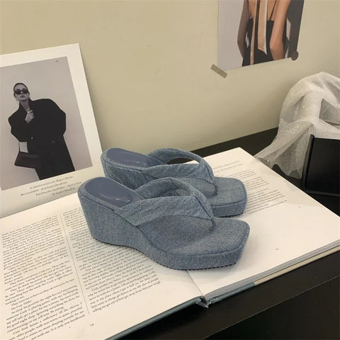 Fashion Elegant Casual Wedges High Heel Platform Sandals SIZE: 40 CODE: READY1490