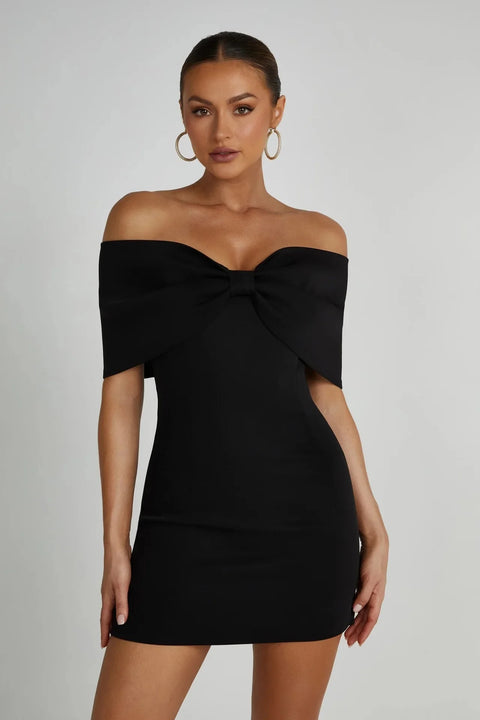New Sexy Slash neck Casual Mini Dress CODE: KAR3127