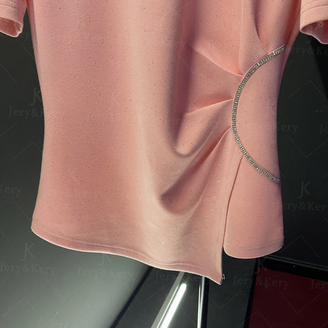 Summer Sequins Full of Stars Series Diamond Solid Top CODE : KAR3130