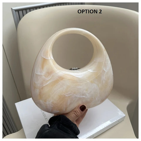 New Fashion Ice Crack Acrylic Shell Handbag CODE: KAR3135