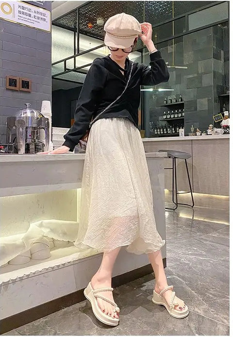 New Luxury Slides String Bead Platform Slippers CODE: KAR3141