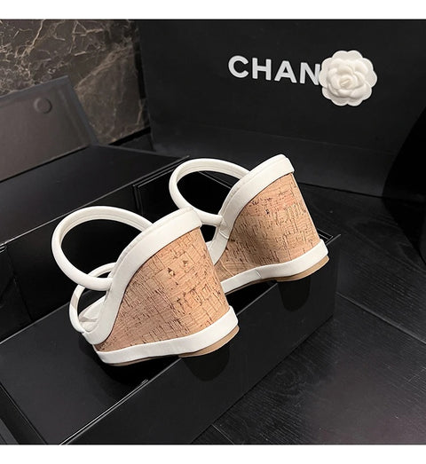 summer new One line open toe wedge platform sandal CODE: KAR3147