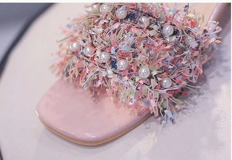 Summer Fairy Style Thick Fashion Trendy Slippers CODE: KAR3157