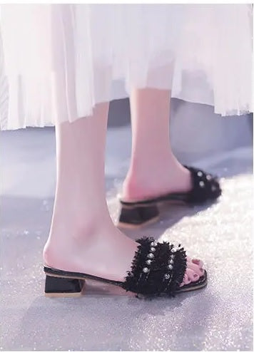 Summer Fairy Style Thick Fashion Trendy Slippers CODE: KAR3157