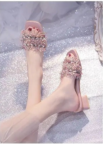 Summer Fairy Style Thick Fashion Trendy Slippers CODE: KAR3157