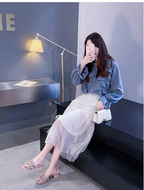 Summer Fairy Style Thick Fashion Trendy Slippers CODE: KAR3157