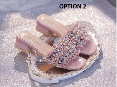 Summer Fairy Style Thick Fashion Trendy Slippers CODE: KAR3157