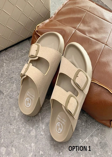 Summer New Fashion Open Toe Beach Chunky Comfortable Slippers CODE: KAR3159
