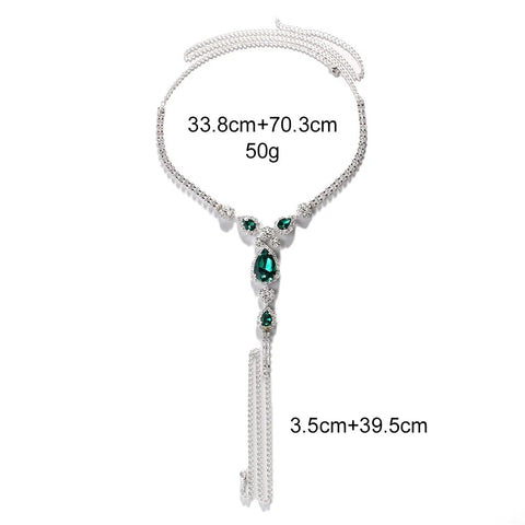 Sexy Rhinestone Thong Adjustable Stone Crystal Thong Panties Chain CODE: KAR3168