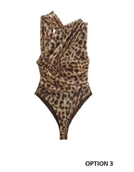 Summer Slim Hollow Out Irregular Sleeveless One Pieces Bodysuit CODE: KAR3193