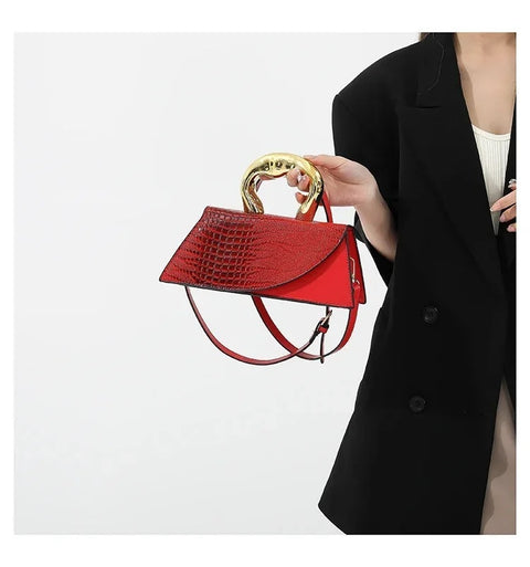 New Crocodile Shoulder High Quality Trendy Crossbody Light Luxury Handbag CODE: KAR3204