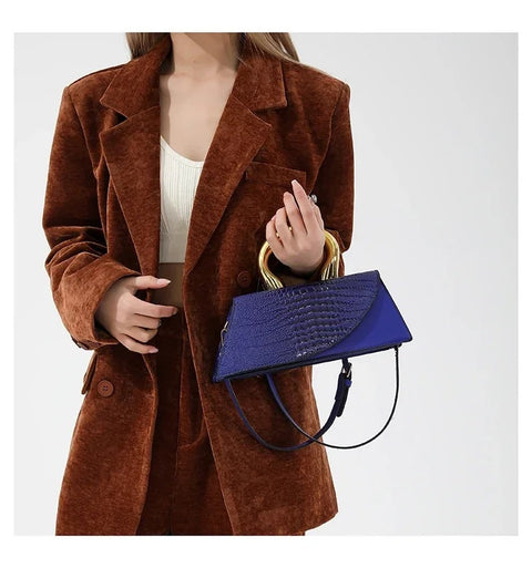 New Crocodile Shoulder High Quality Trendy Crossbody Light Luxury Handbag CODE: KAR3204