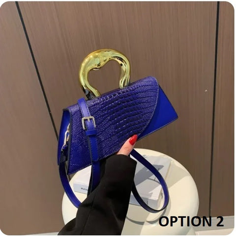 New Crocodile Shoulder High Quality Trendy Crossbody Light Luxury Handbag CODE: KAR3204