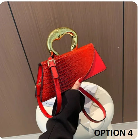 New Crocodile Shoulder High Quality Trendy Crossbody Light Luxury Handbag CODE: KAR3204