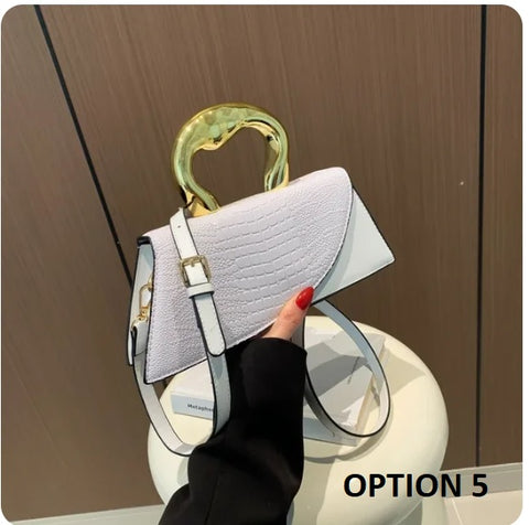 New Crocodile Shoulder High Quality Trendy Crossbody Light Luxury Handbag CODE: KAR3204