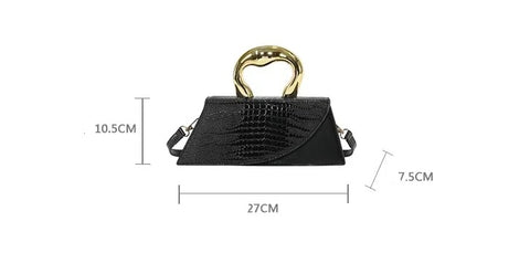 New Crocodile Shoulder High Quality Trendy Crossbody Light Luxury Handbag CODE: KAR3204
