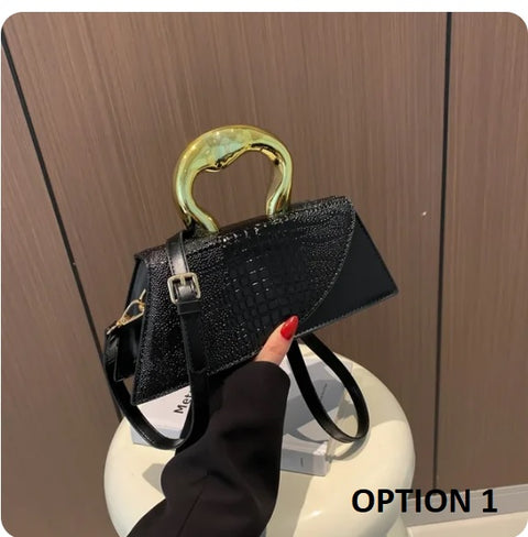 New Crocodile Shoulder High Quality Trendy Crossbody Light Luxury Handbag CODE: KAR3204