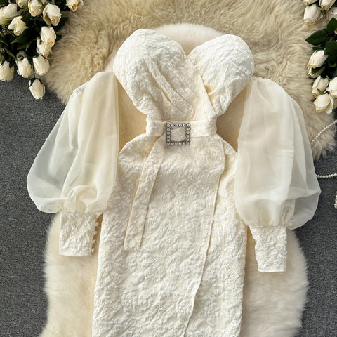 Long Banquet Off Shoulder Strapless Dress CODE: READY1389