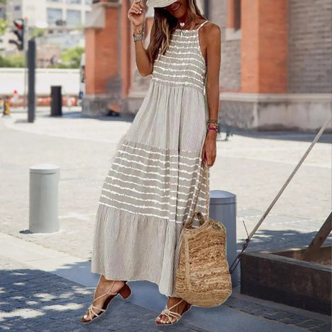 New Loose Breathable Long Sling Dress CODE: KAR3216