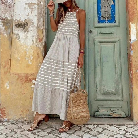 New Loose Breathable Long Sling Dress CODE: KAR3216