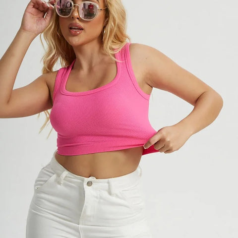 New Square Neck Vest Sexy Gym Yoga Top CODE: KAR3230