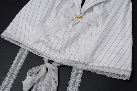 Sexy Fashion Mini Lace Trim Patchwork Halter Top And Skirt Matching Set CODE: KAR3232