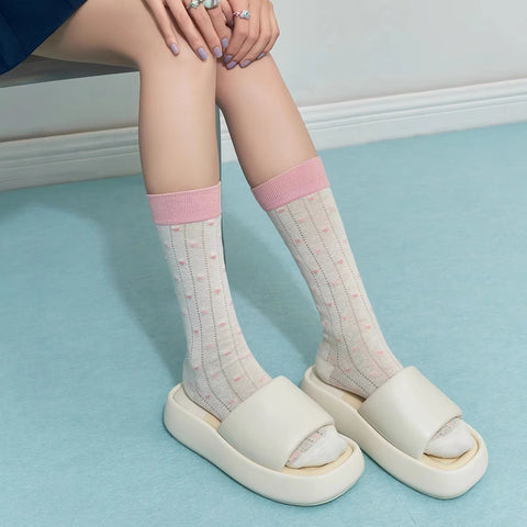 New Summer Luxury Slides Hoof Heels Platform Slippers CODE: KAR3254