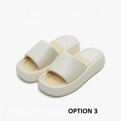 New Summer Luxury Slides Hoof Heels Platform Slippers CODE: KAR3254