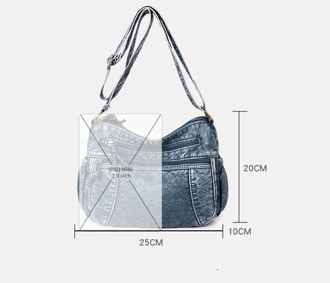New Fashion Multi layered Casual Versatile One Shoulder Diagonal Small Bag CODE: KAR3259