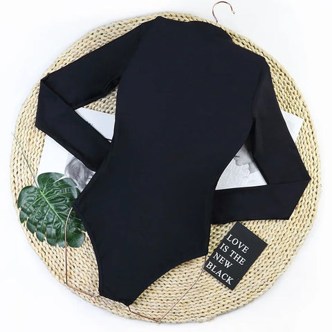 New Long Sleeve Surfing Print Swimming Swimwear CODE: KAR3265