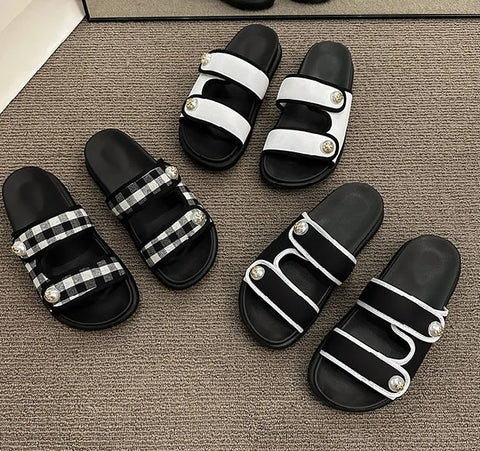 New Summer Slides Platform Slipper CODE: KAR3272