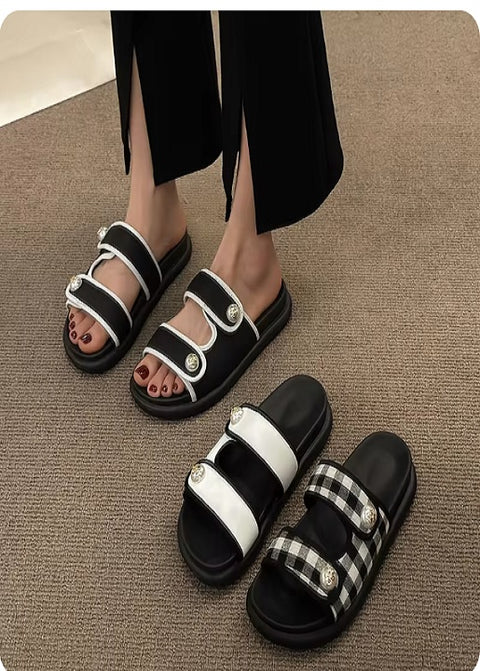 New Summer Slides Platform Slipper CODE: KAR3272