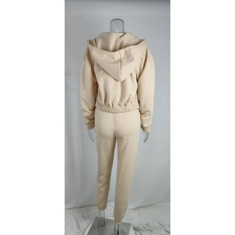 New Simple Short Vest Top Jogging Sport Trouser 3pce Hoodies Set CODE: KAR3278