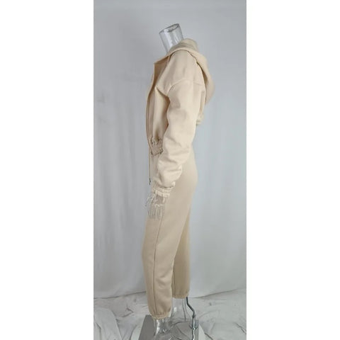 New Simple Short Vest Top Jogging Sport Trouser 3pce Hoodies Set CODE: KAR3278