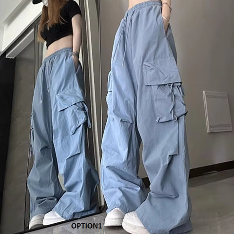 New Summer Casual Wide Leg Streetwear Baggy Comfortable Pant CODE: KAR3292