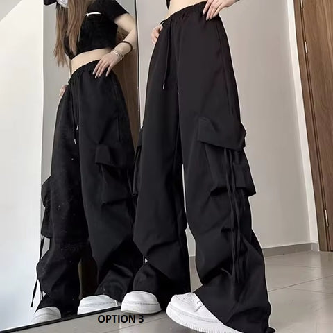 New Summer Casual Wide Leg Streetwear Baggy Comfortable Pant CODE: KAR3292