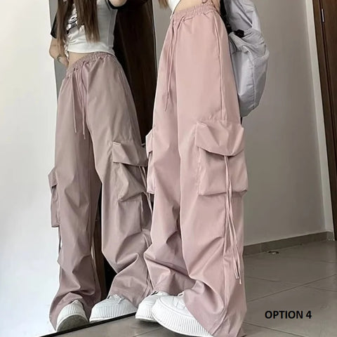 New Summer Casual Wide Leg Streetwear Baggy Comfortable Pant CODE: KAR3292