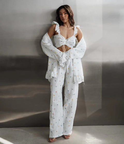 New Printing Sweet Elegant With Corset Three Piece Set CODE: KAR3318