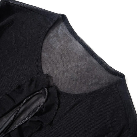 New Through Long Cardigan Slim V Neck Streetwear Sexy Top CODE: KAR3326