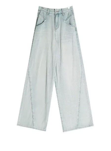 New Style Casual Baggy High Waist Straight Loose Pant CODE: KAR3339