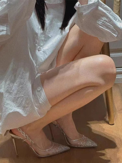 New Summer Sexy Pointed Toe Thin High Heels CODE: KAR3348
