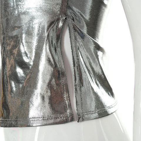 New Summer Shiny Bodycon Sexy Style Vest Top CODE: KAR3354
