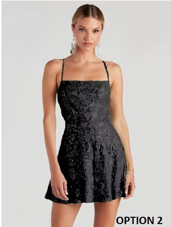 Summer Fashion Slim Fit Sequined Sleeveless Camis Short Dress CODE: KAR3364