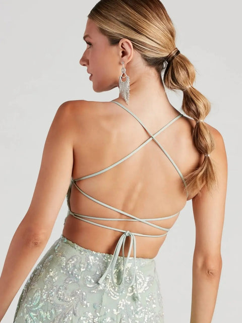 Summer Fashion Slim Fit Sequined Sleeveless Camis Short Dress CODE: KAR3364