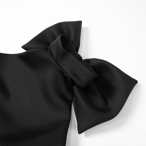 New Slim Pleated Sexy Sleeveless Solid Splice Halter Neck Party Mini Dress CODE: KAR3389